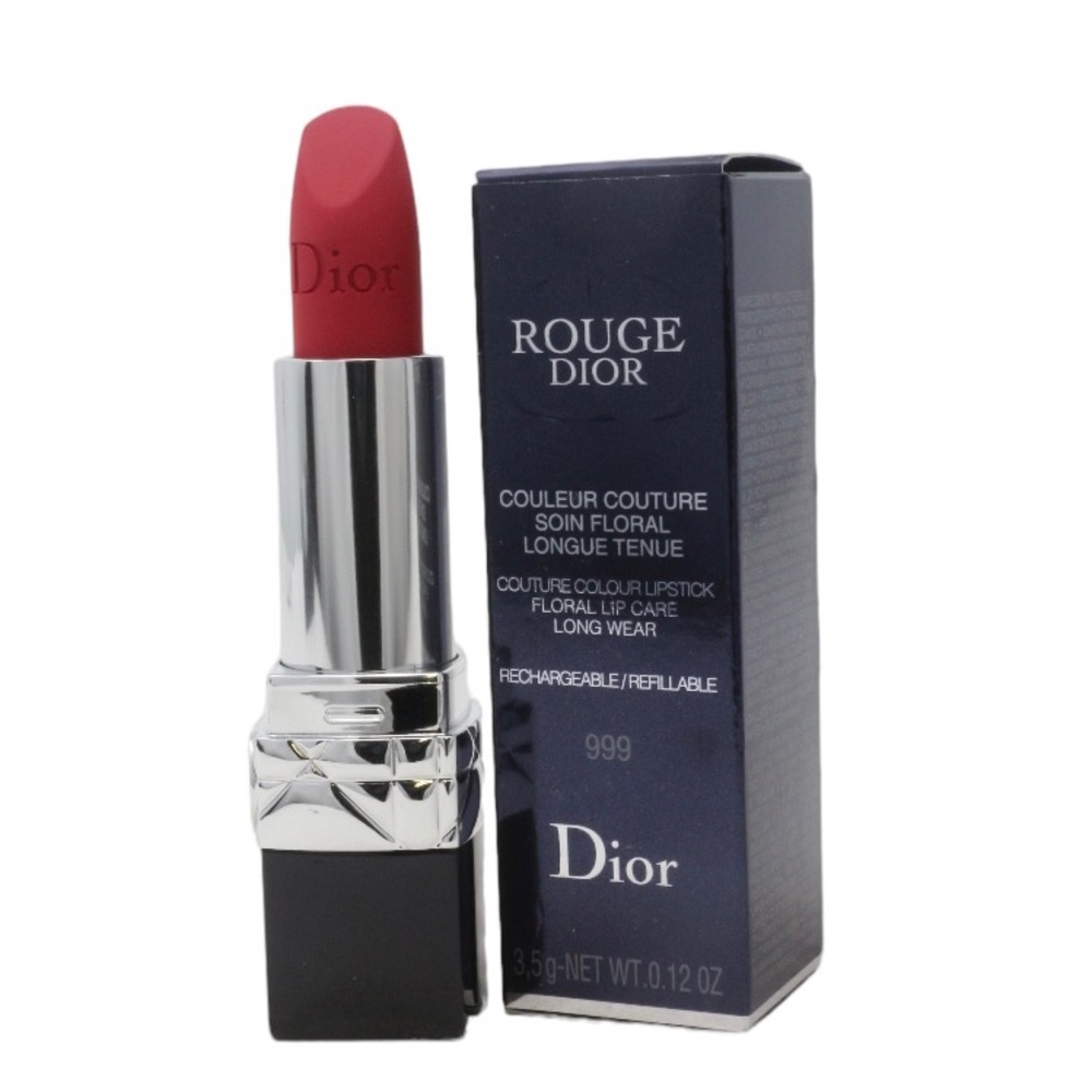 💎 CHRISTIAN DIOR - ROUGE DIOR - COUTURE COLOUR LIPSTICK - 999 VELVET